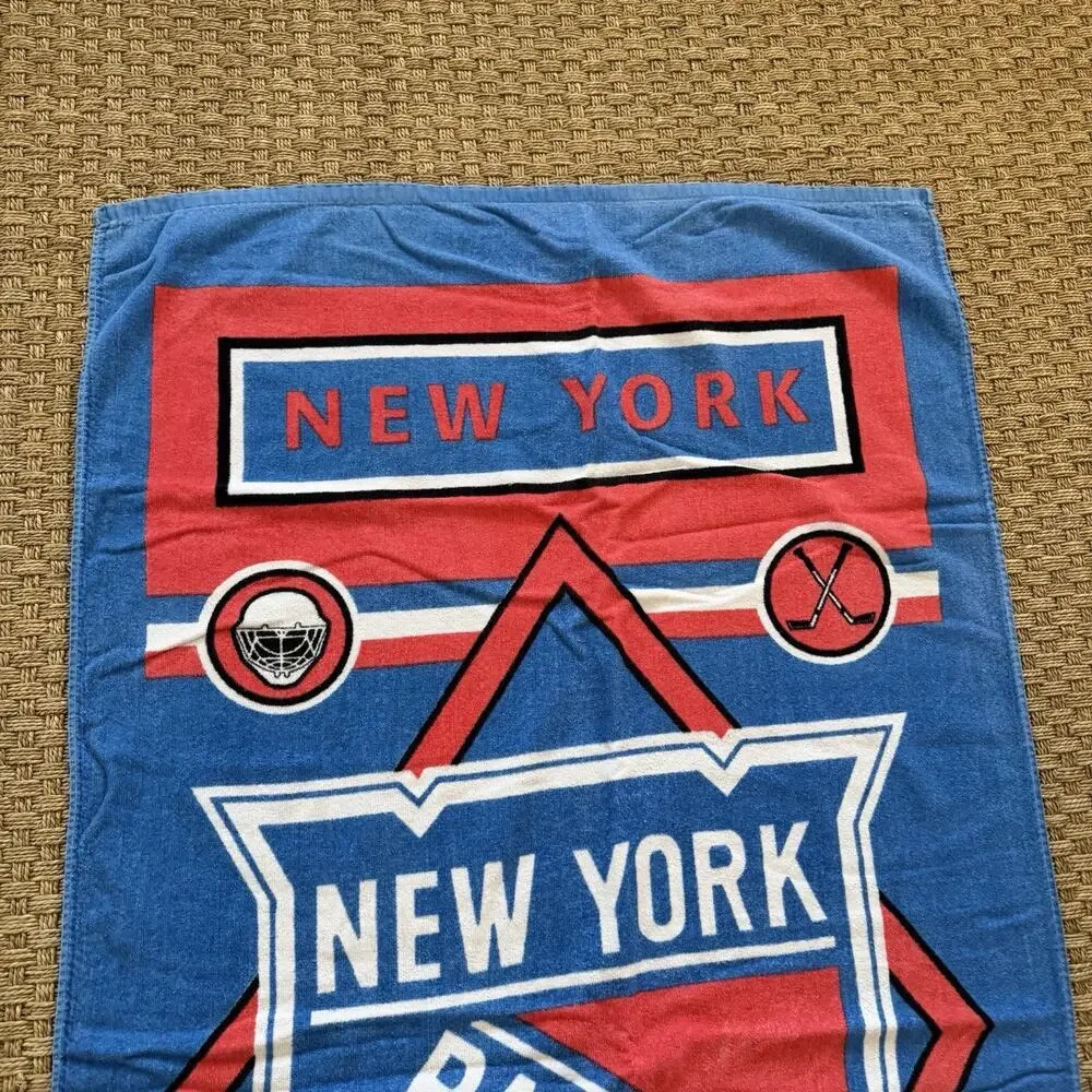 Vintage New York Rangers NHL Hockey Beach Towel 29” X 56”